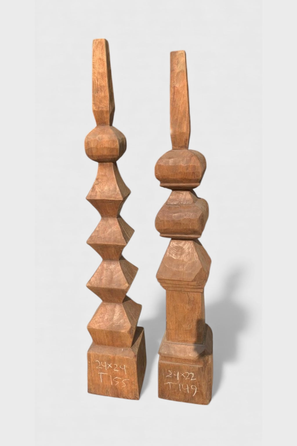 Timber Totem Pair