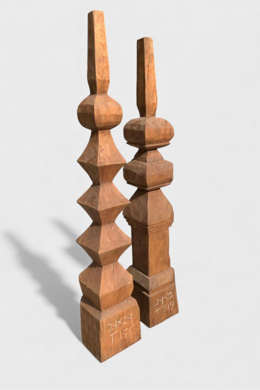 Timber Totem Pair