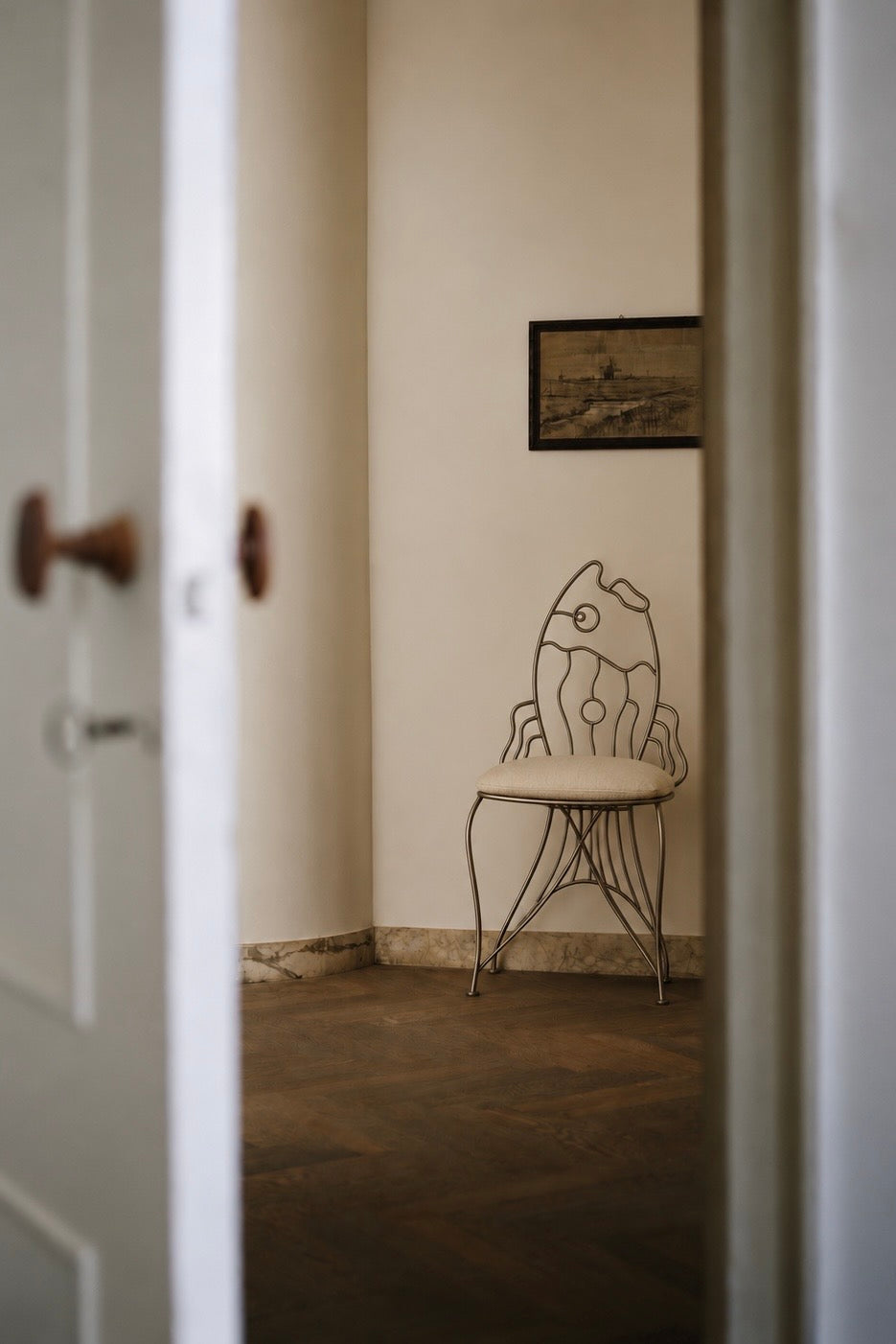 Gill Dining Chair in Stainless Steel