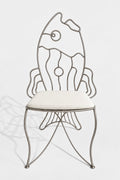Gill Dining Chair in Stainless Steel