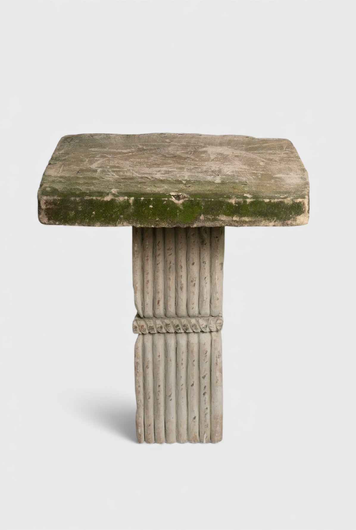 Simeon Stone Pedestal Table