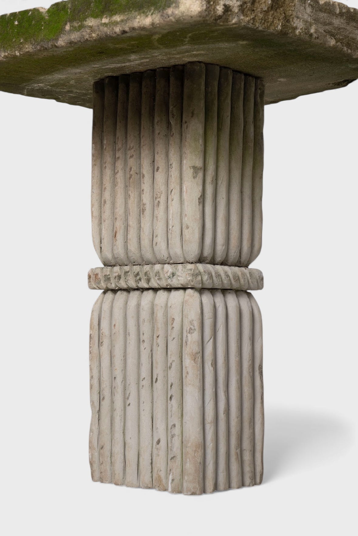 Simeon Stone Pedestal Table