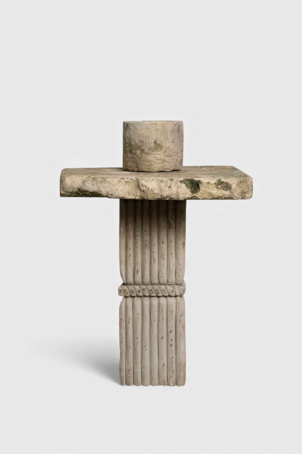 Simeon Stone Pedestal Table