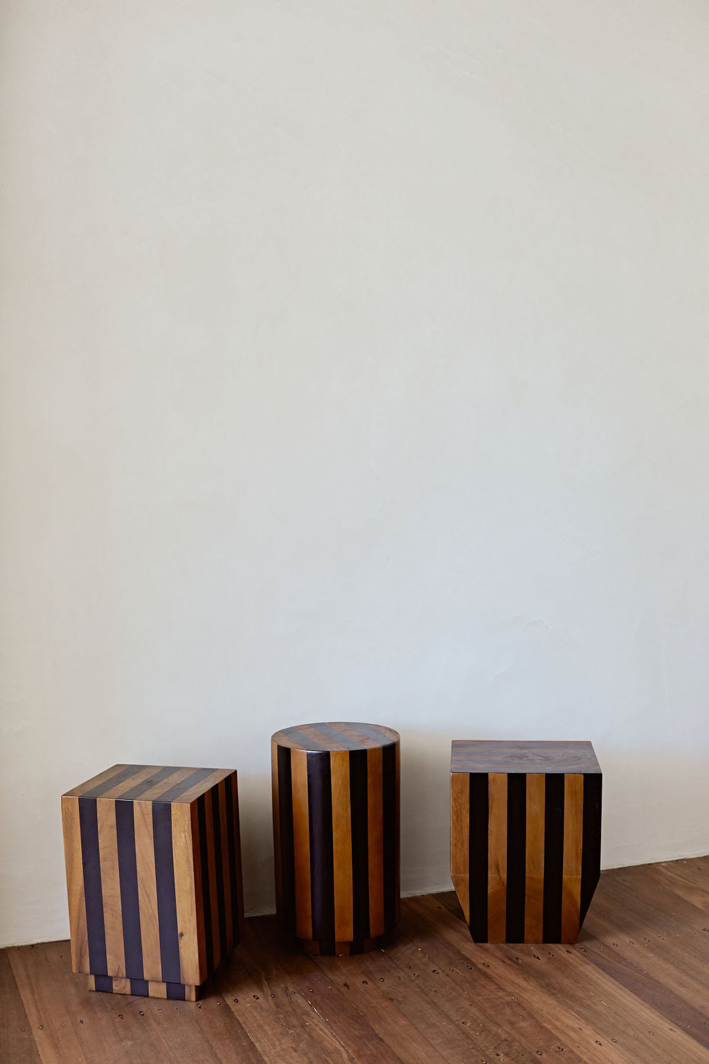 Persephone Tabouret in Stripe