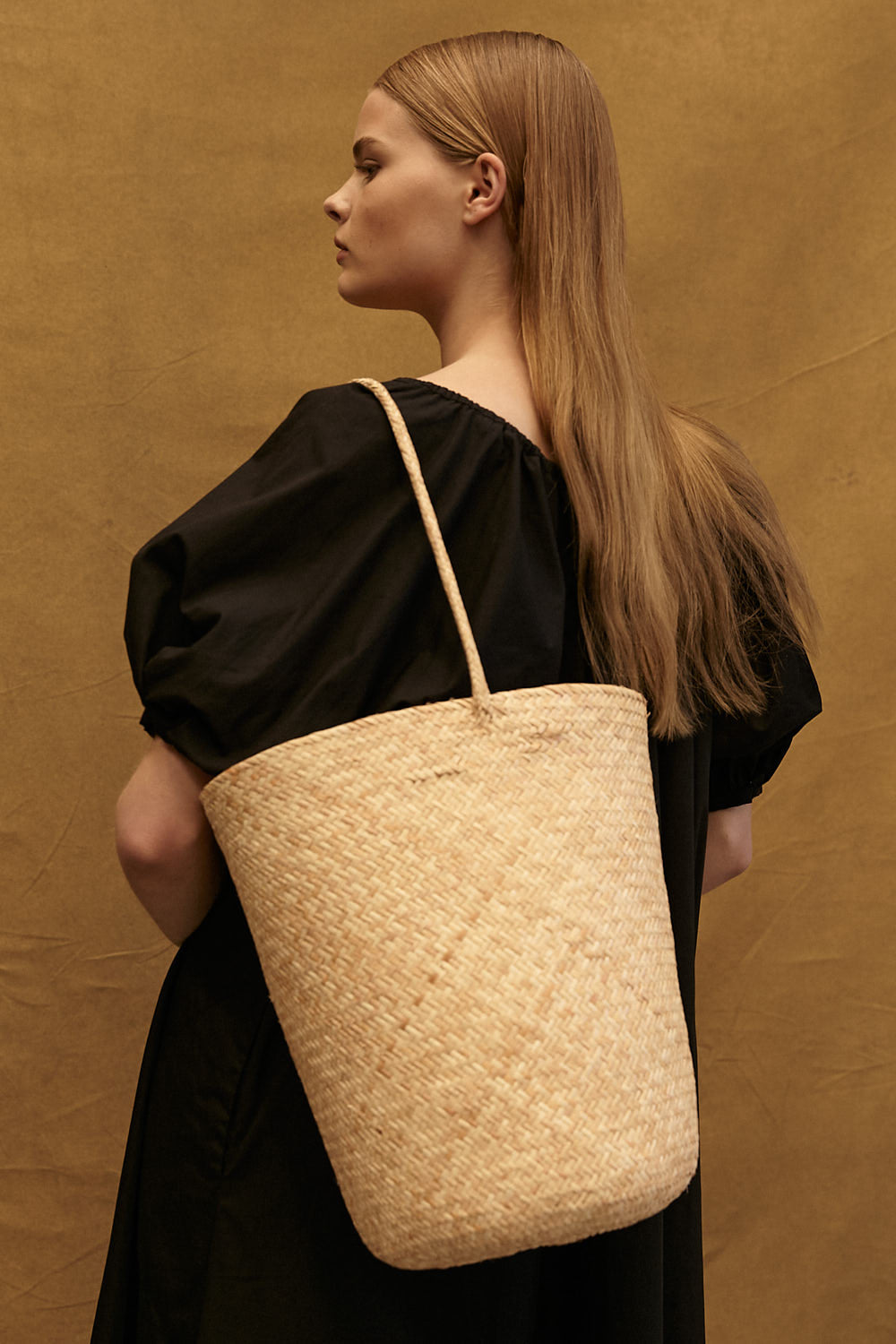 The Benoît Bucket Tote in Natural