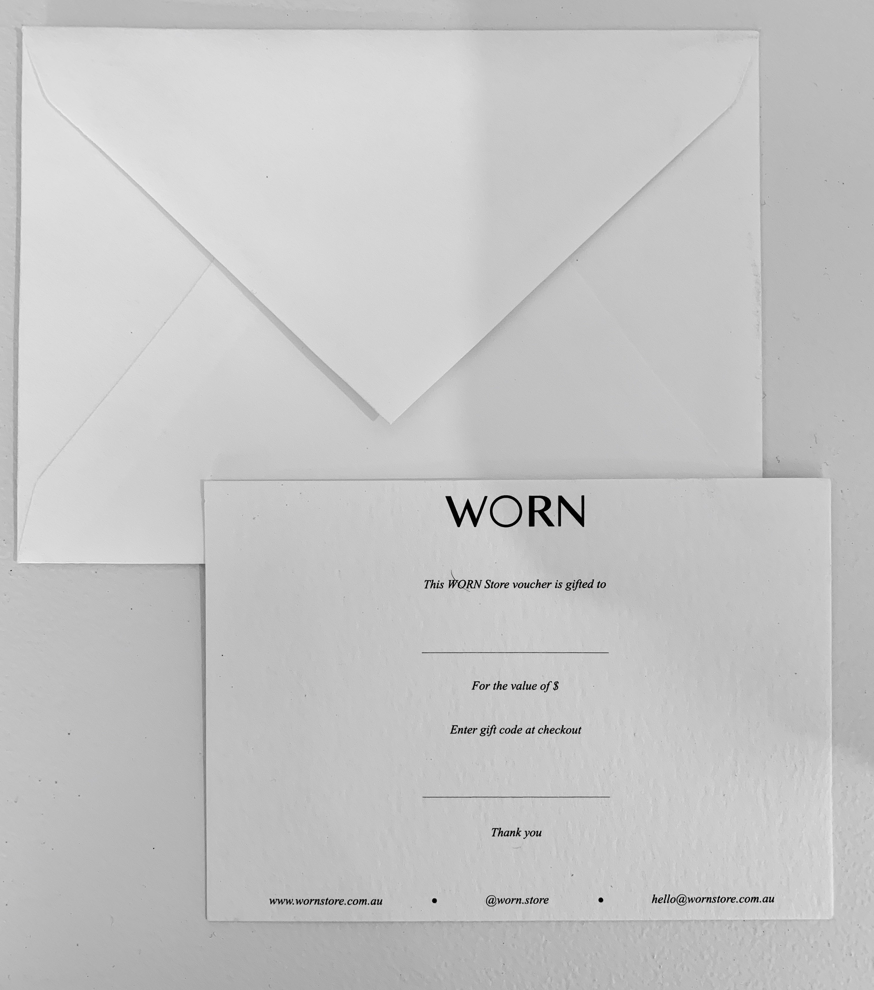 Worn Gift Voucher $200