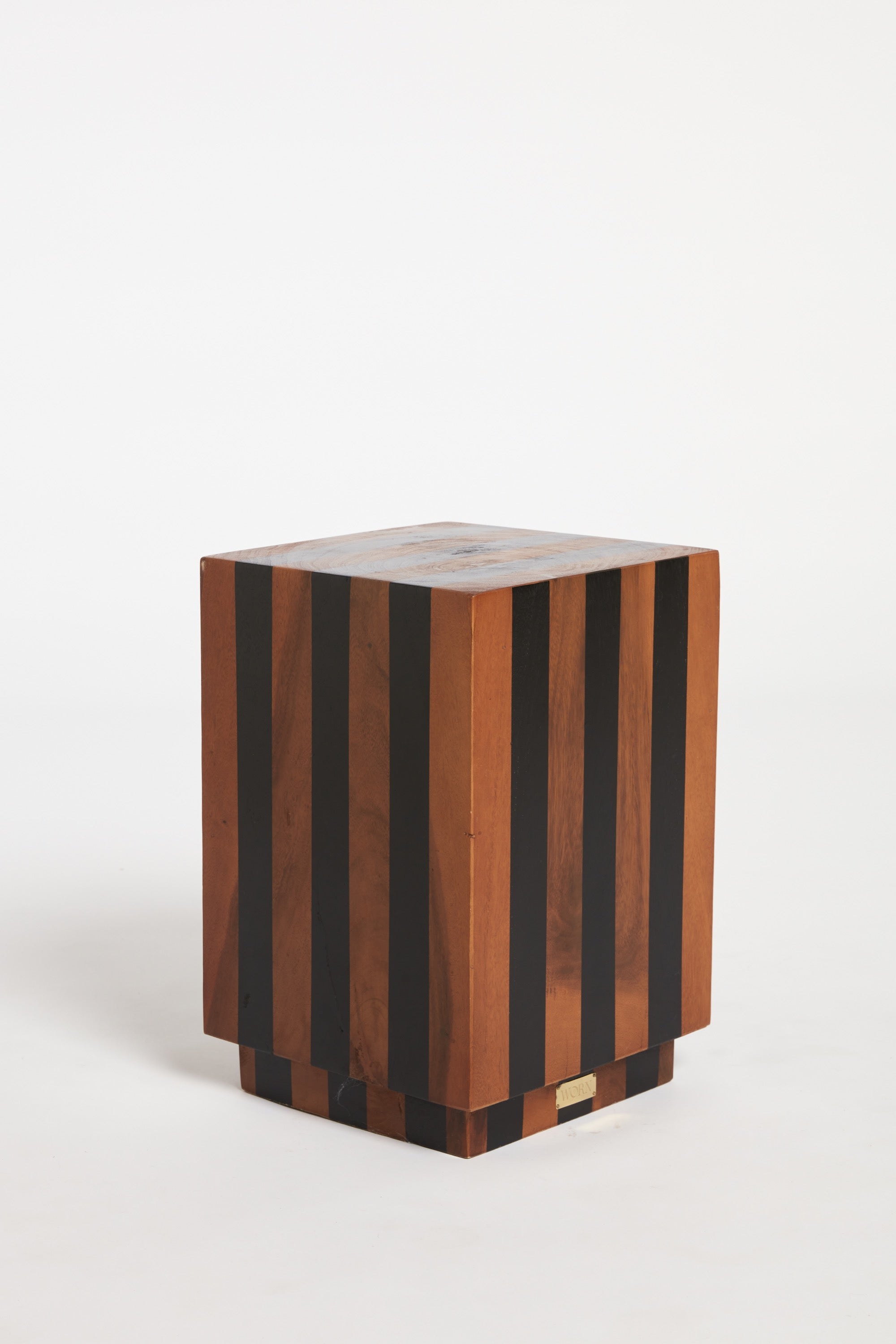 Persephone Tabouret in Stripe